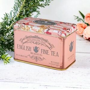 Floral English Tea Tin